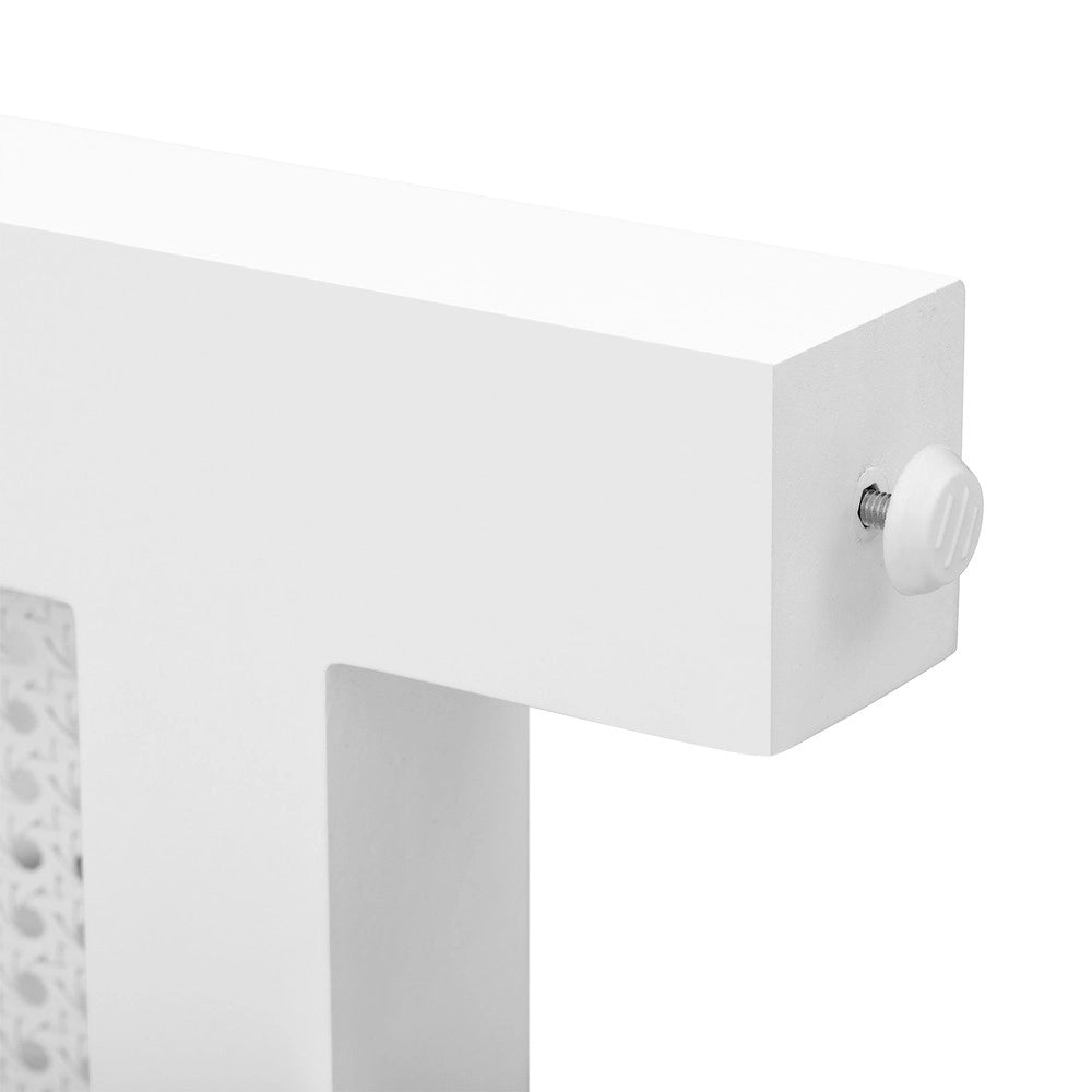 Consolle Ingresso con Cassetti e Presa Elettrica ¨C MINIMAL ¨C Bianco, Slim, Salvaspazio
