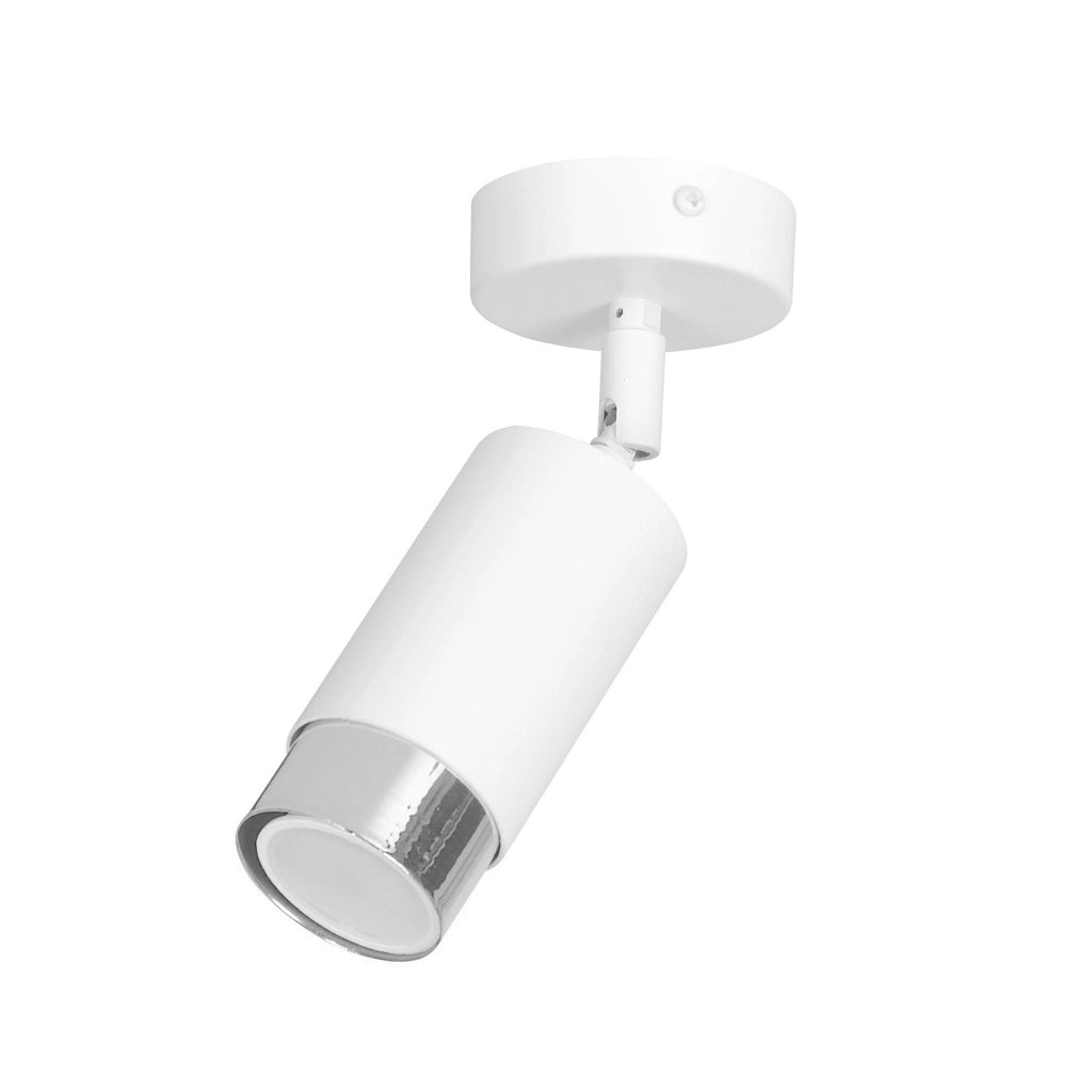 Plafoniera Emibig Hiro 1xGU10 30W bianco/cromo 19 cm
