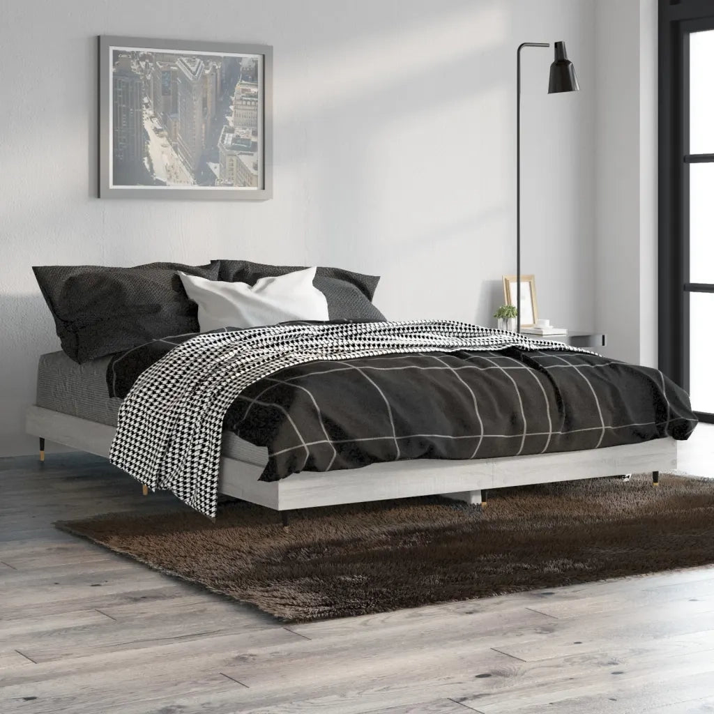 Giroletto Grigio Sonoma 135x190 cm in Legno Multistrato 832187