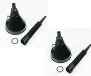 6 pezzi Filtro Strumento - Filtro - con schermo filtro e tubo telescopico - 130mm di diametro - Nero - Plastica