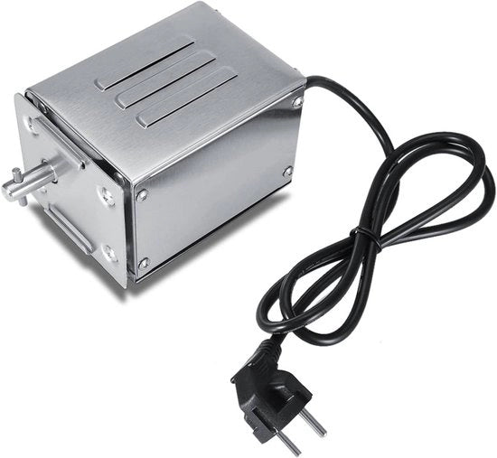 Kit di rotisserie per cucina all'aperto con spiedo in acciaio inossidabile e motore per BBQ, 50-70 kg