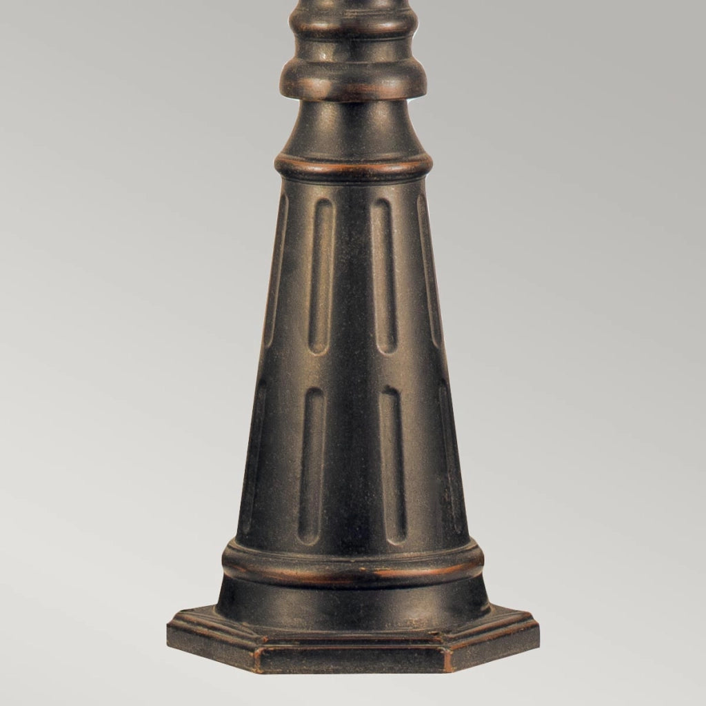 Lanterna da giardino Cleveland Elstead E27 60W bronzo