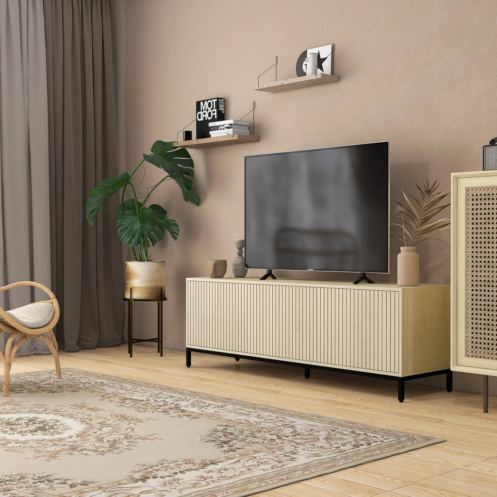 Mobile TV con ripiani regolabili ¨C zephmum ¨C 150x40x51 cm