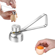 Apriuova per Uova in Acciaio Inox - Senza Mani Sporche - Apriuova per Uova Cruda - Accessori da Cucina - Regalo