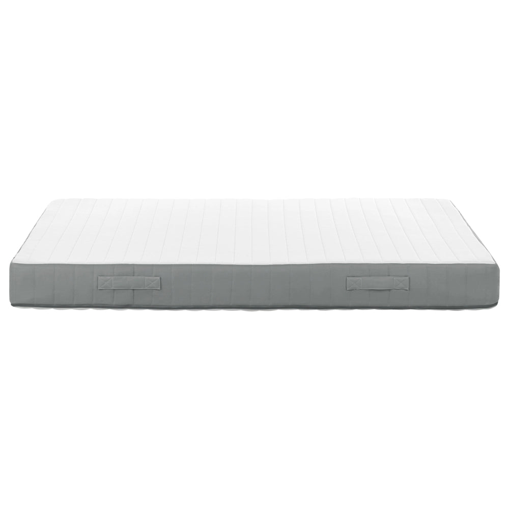 Materasso a molle insacchettate EU matrimoniale con maniglie imbottitura in memory foam rivestimento rimovibile 140 x 200 cm Rigido Design moderno trapuntato