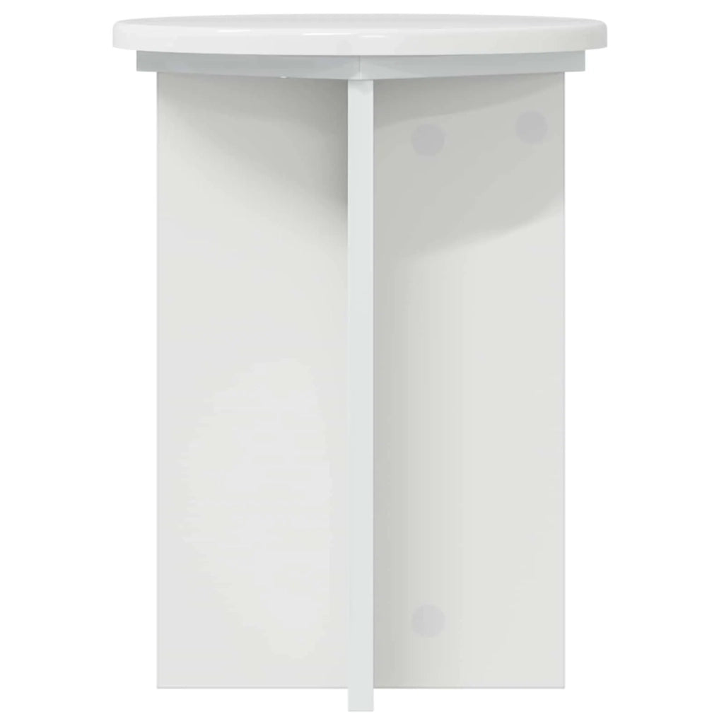 Supporto per piante | Sostegno per piante 2 pz Bianco Lucido ?29,5 x 40 cm
