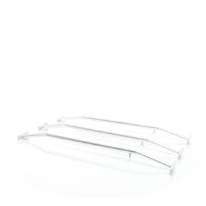 Staffe telo per rimorchi leggeri e carrelli appendice, 3 barre allungabili 100-145cm, in alluminio