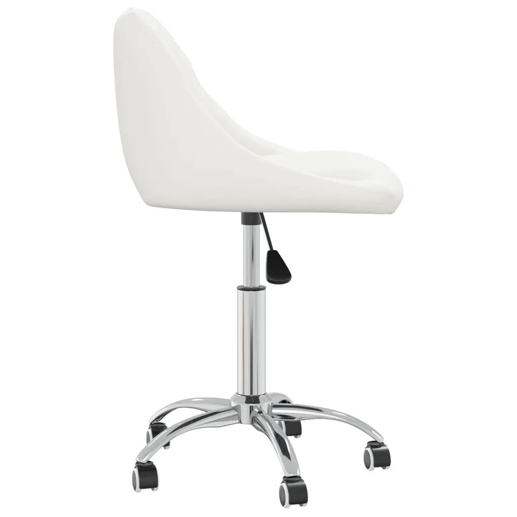 Sedia da Ufficio Girevole Bianca in Similpelle 335189