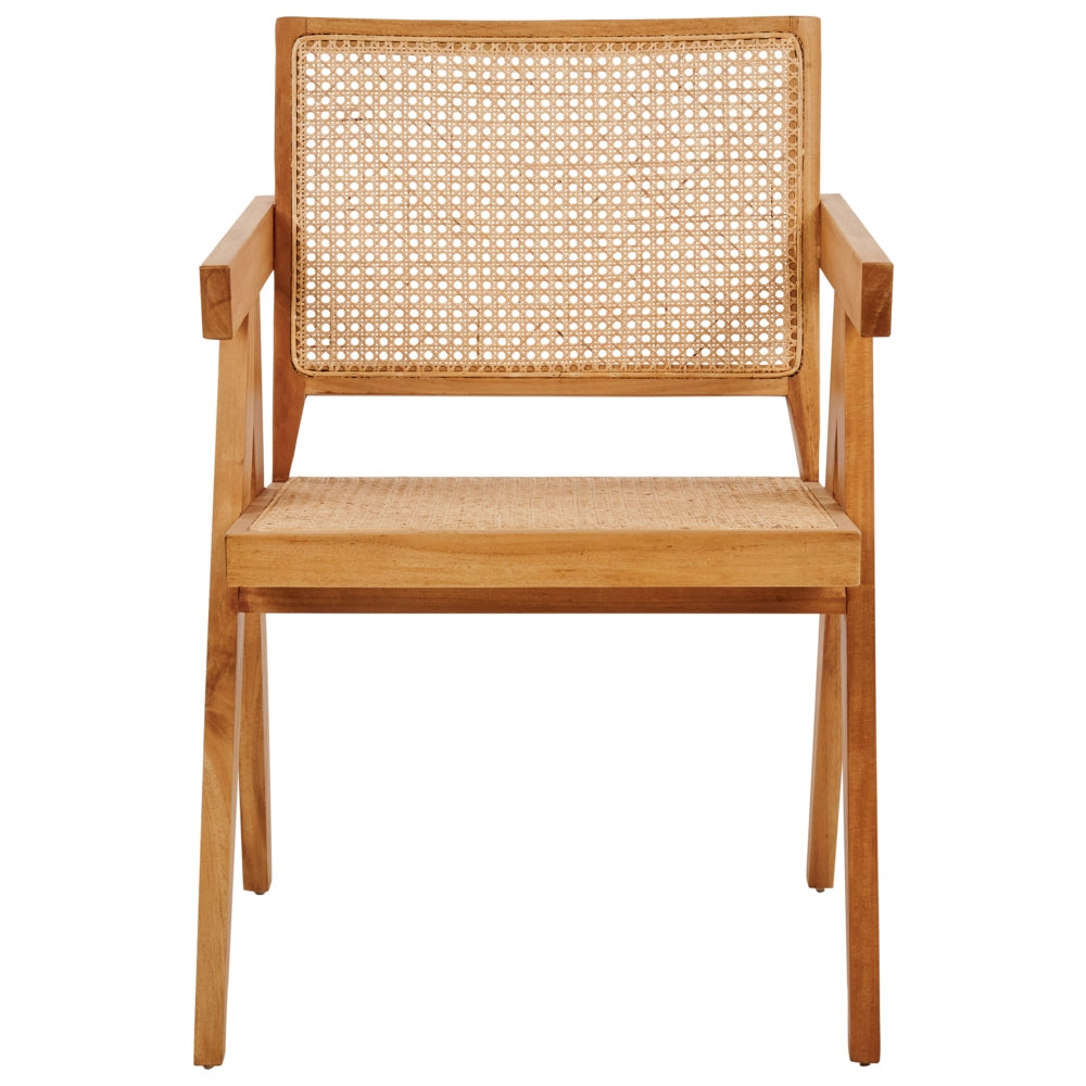 Sedia da pranzo naturale mogano legno chiaro rattan schienale minimalista soggiorno sala da pranzo
