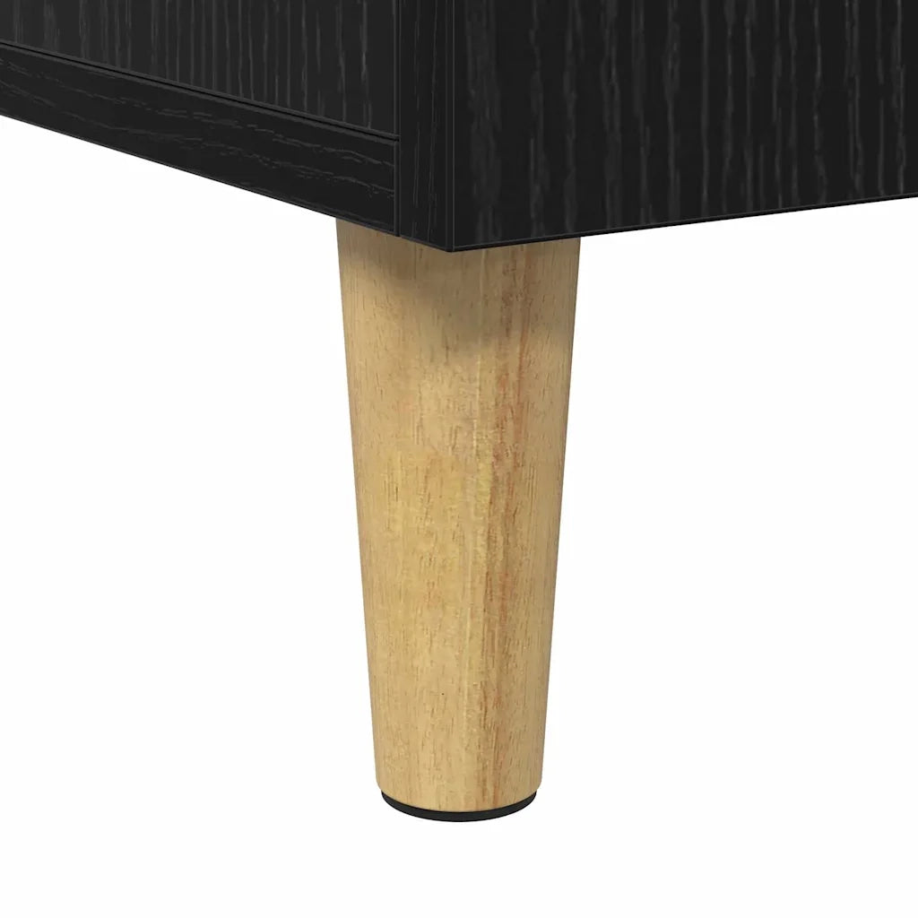 Scrivania Rovere Nero 140 x 50 x 75 cm Legno multistrato