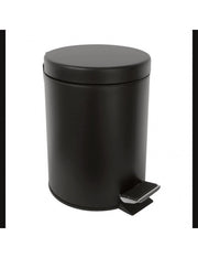 Pattumiera doccia DARK soft close in acciaio nero / 3L
