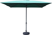 MAURY'S OMBRELLONE DA GIARDINO QUADRATO 3 X 3 MT IN COLORE VERDE