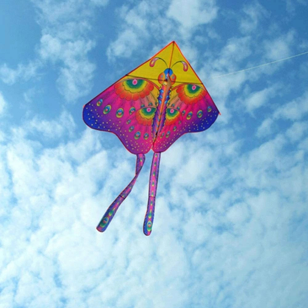 Trade Shop - Aquilone Farfalla Gioco Esterno Spiaggia Facile Da Pilotare Vari Colori 140x130 -