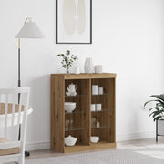 Sideboard con luci LED Rovere Artigianale 41x37x100 cm