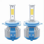 Trade Shop - Coppia Lampade Led Ricambio Auto H4 Led 8000 Lumen 6000k 12v 36w Maxtech 360-h4 -