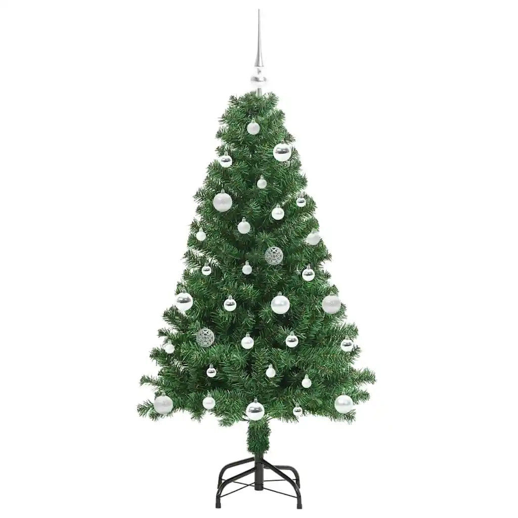 Albero di Natale | Decorazioni natalizie artificiale con 150 LED Verde 150 cm