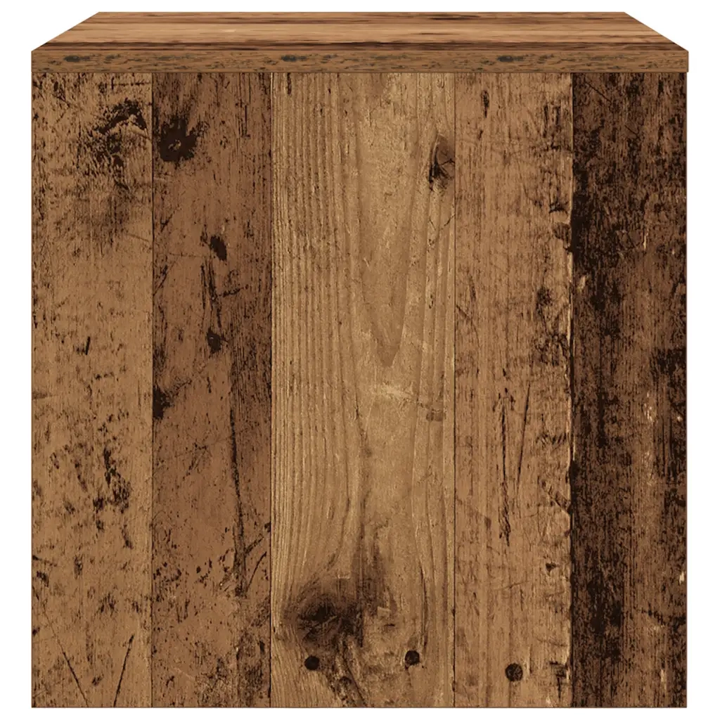 Tavolini Impilabili 3 pz Legno Antico in Legno Multistrato