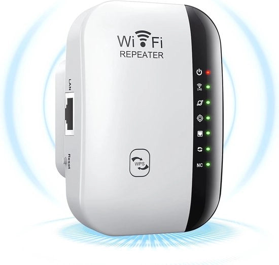 Ripetitore Wi-Fi con Supporto a Wi-Fi fino a 300 Mbit/s - Estensore Wi-Fi con Porta Ethernet & Supporto a WPS