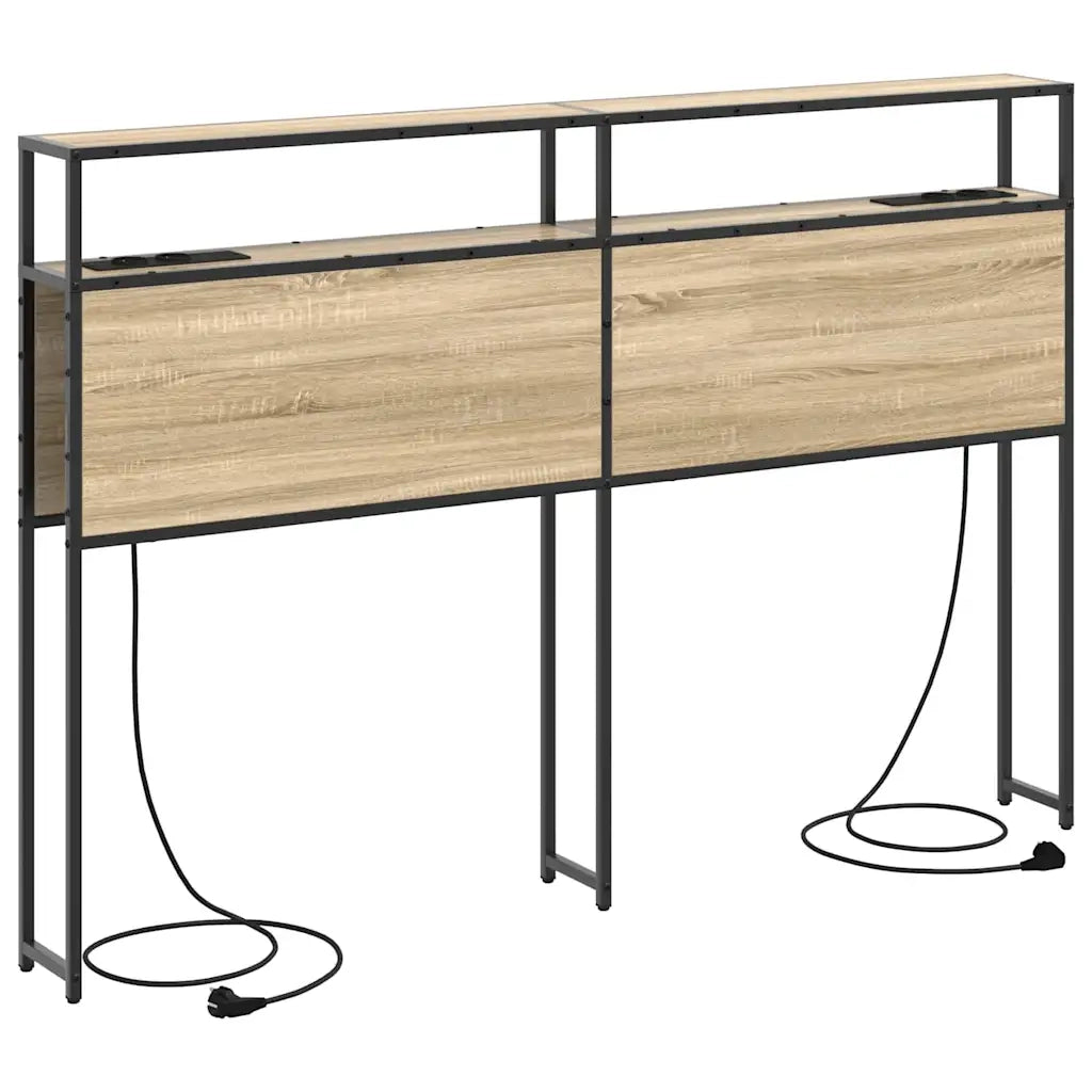 vidaXL Testata contenitore rovere sonoma 150 cm Legno multistrato