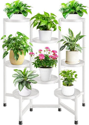 Supporto per Piante con 8 Livelli per Uso Indoor ed Outdoor
