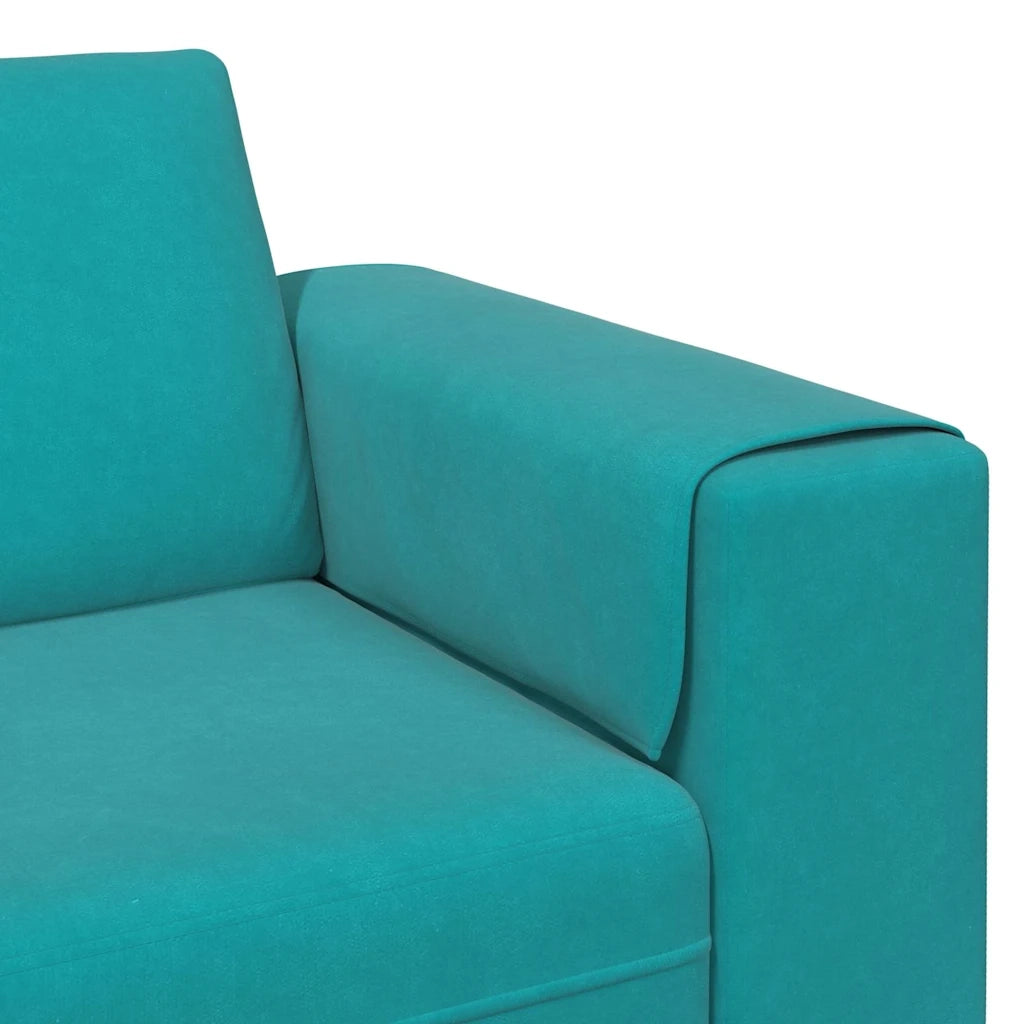 Divano per Soggiorno Turchese 250 x 188 x 76 cm 3335099