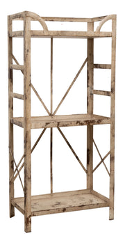 Biscottini Etagere Shabby in ferro finitura naturale anticata realizzato ferro. dimensioni