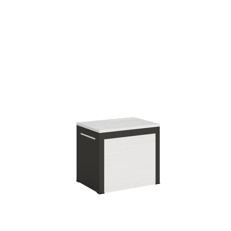 Panca allungabile 55x40/305 cm Walk telaio Ral - Cemento