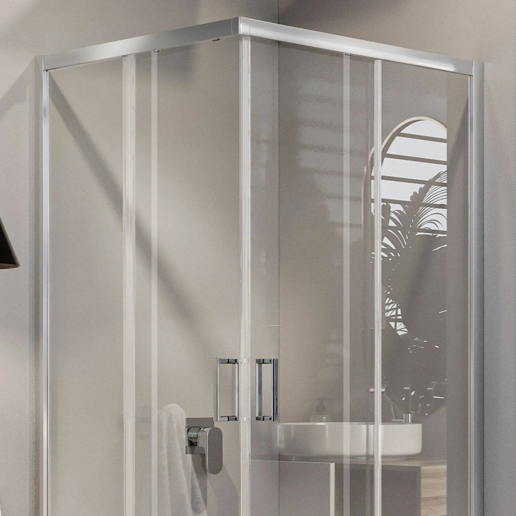 Box Doccia Rettangolare 70x80 H185 Trasparente 6mm mod. Ready