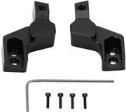 Accessori di Protezione Anteriore - Bumper - 2 Pezzi - Leggero in Alluminio - Struttura Stabile - Progettato con CNC - Adatto per Axiale SCX24 1/24 RC Crawler - Montaggio del Bumper