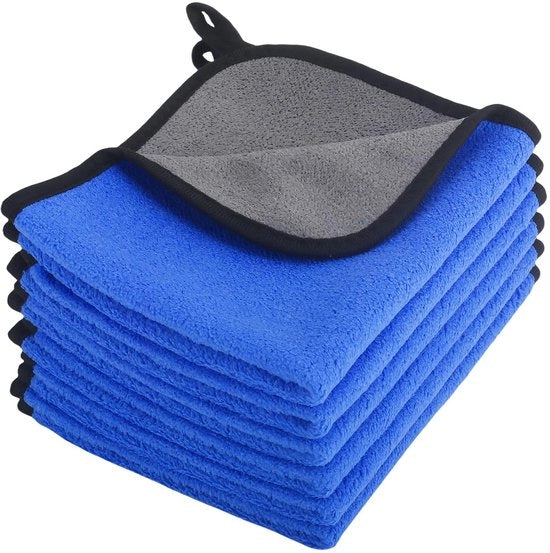 Set di 6 microvezeldoche autoreinigenti, 30 x 40 cm, microvezel per l'aspirazione, lavaggio, asciugatura e lucidatura, senza pelucchi per l'auto e la moto