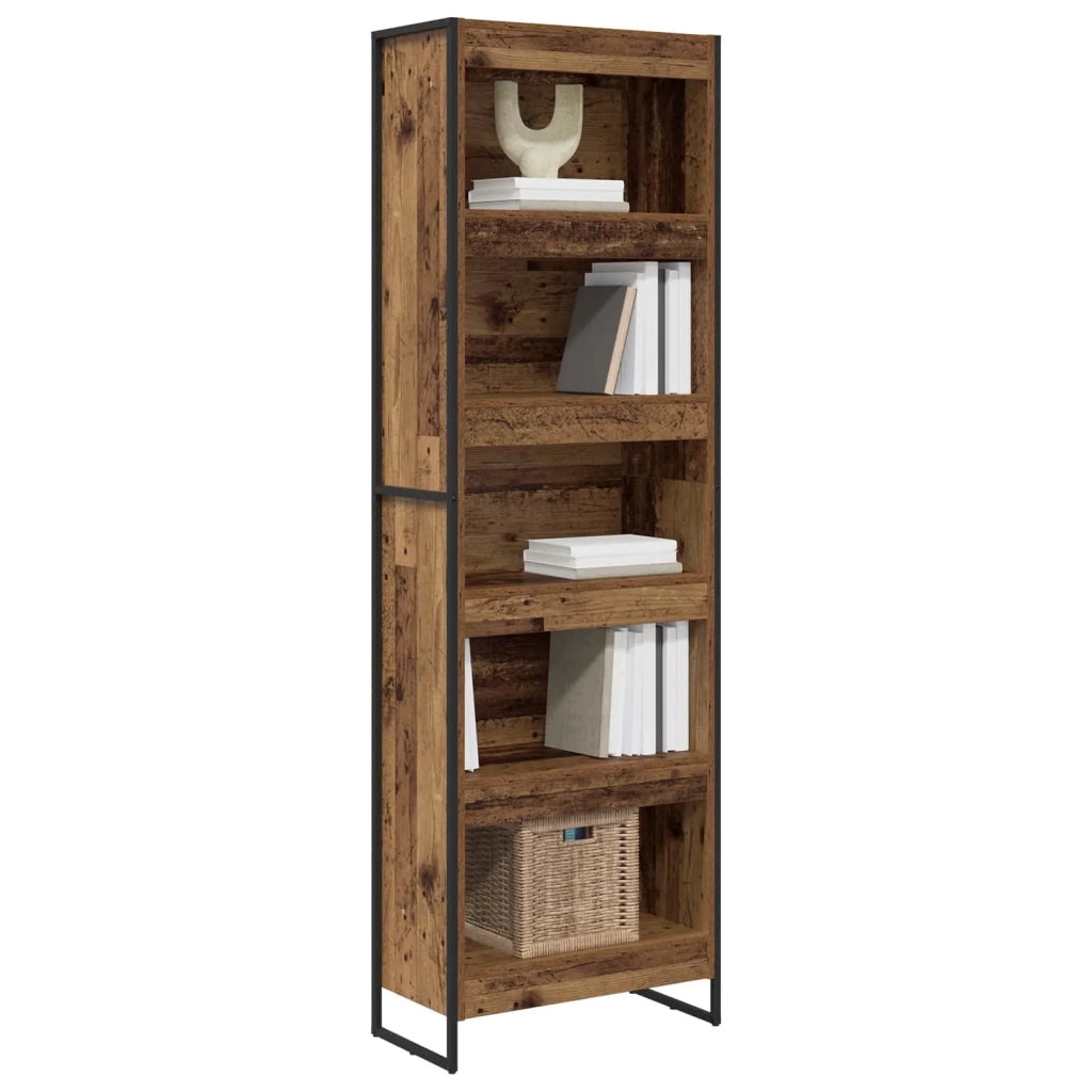 Armadio per Libri 2 pcs Legno vecchio 60 x 30 x 189,5 cm 3403002