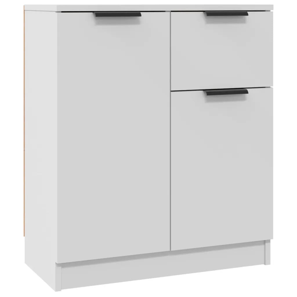 Credenze 2 pz Bianche 60x30x70 cm in Legno Multistrato 3115812