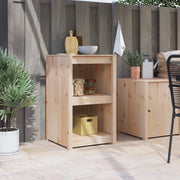 Armadio da Cucina Esterno 55x55x92 cm in Legno Massello di Pino