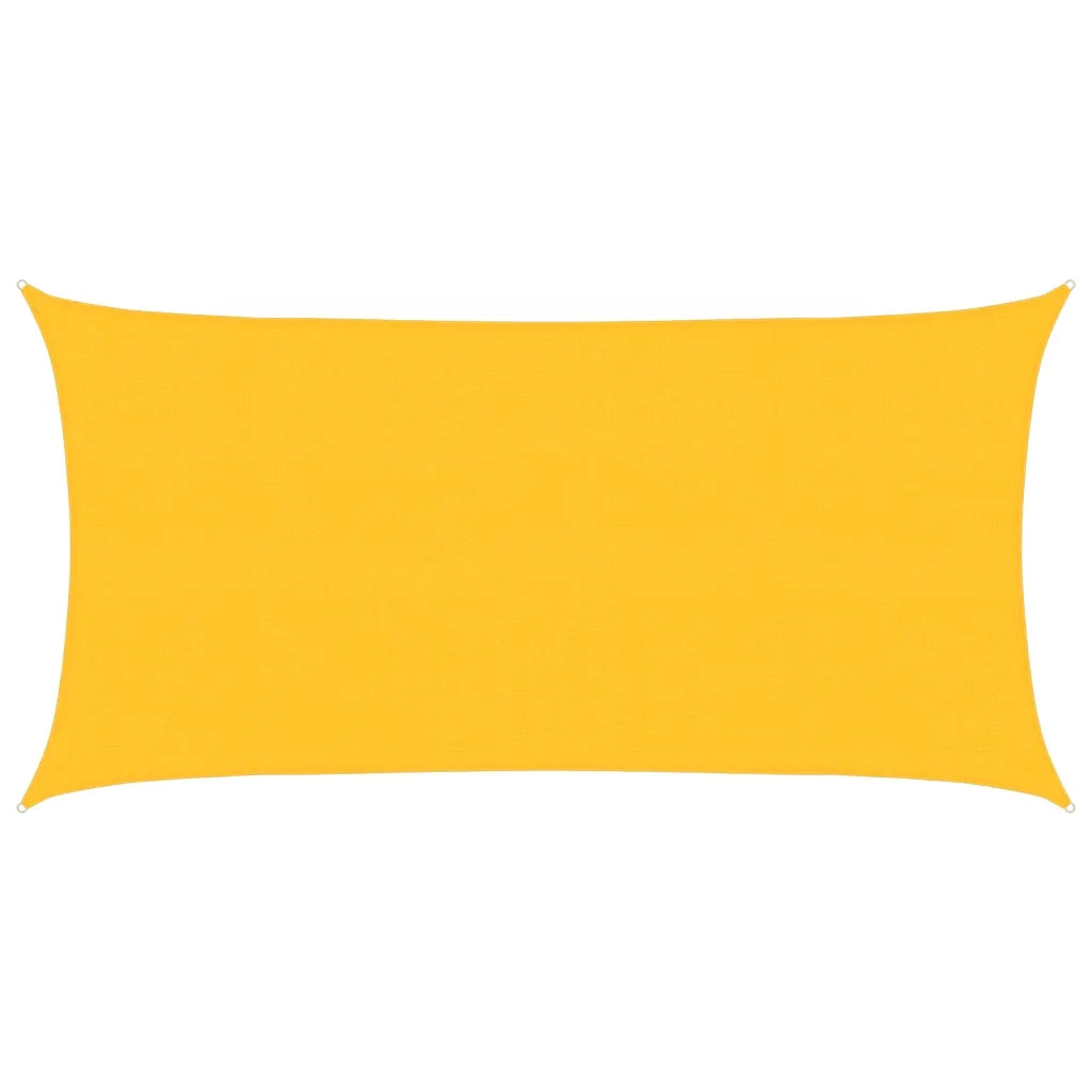 Vela Parasole | Telo Ombra | Vela da ombra 160 g/m2 Gialla 2,5x5 m in HDPE