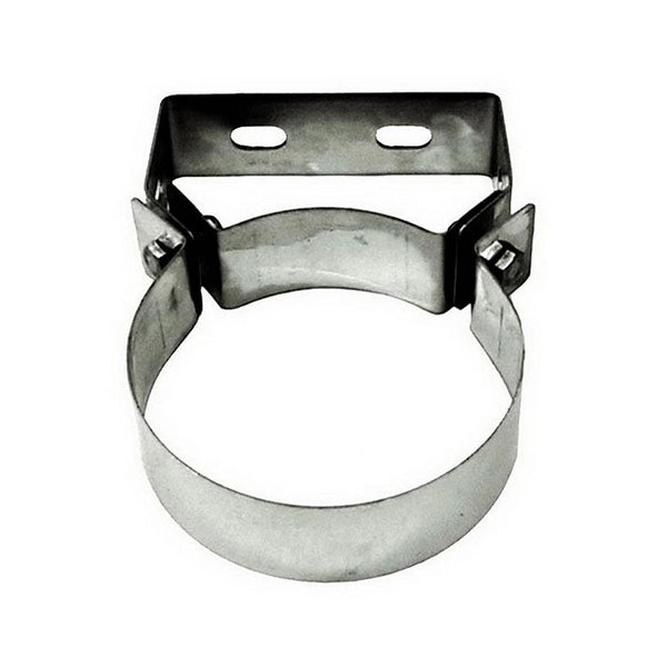 Fascetta murale canna fumaria DN 100 tubo acciaio inox 316