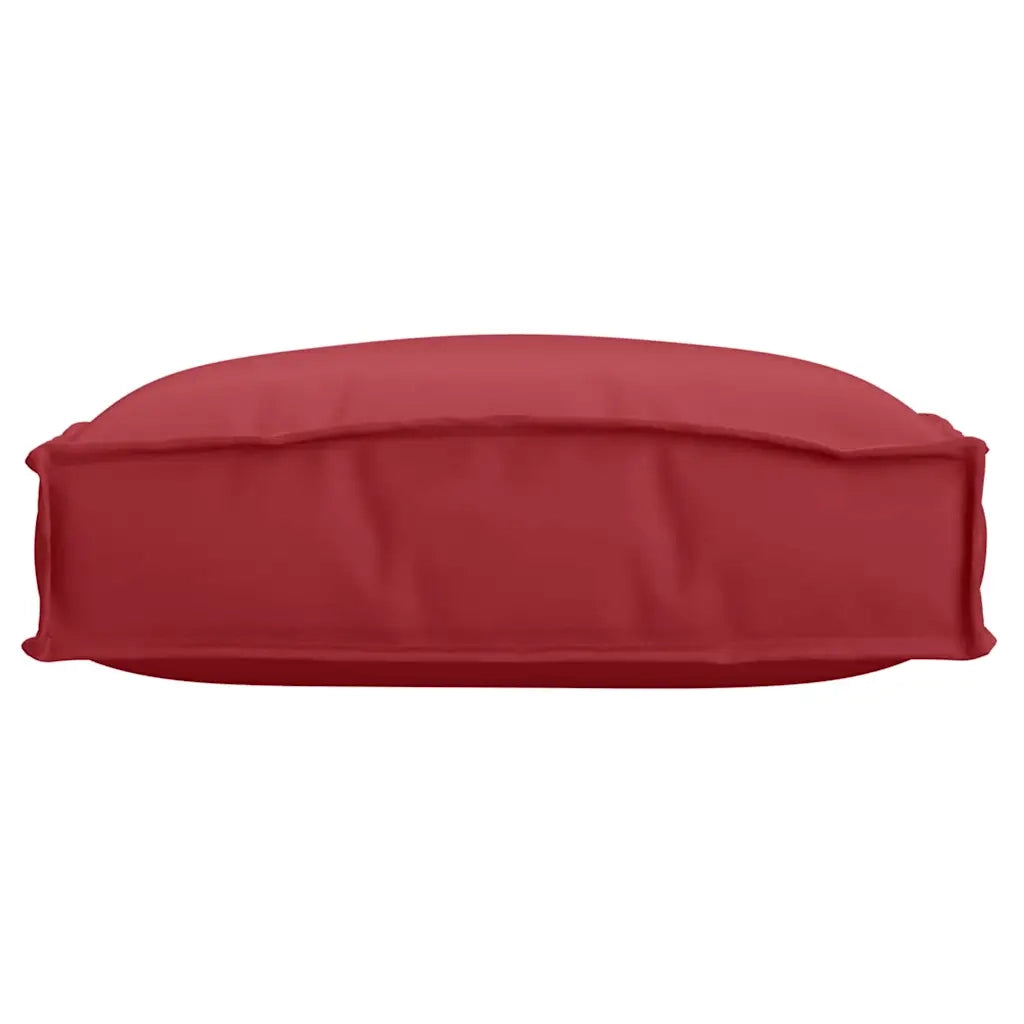 Cuscino 4 pcs Rosso Vino 40 x 40 x 8 cm Tessuto Oxford 42001594