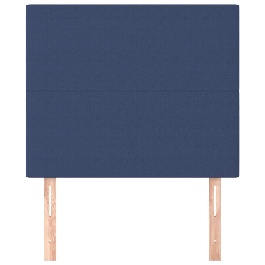 Testiera-Testata-Testiera Decorativa Blu 100x5x118/128 cm Tessuto 541252