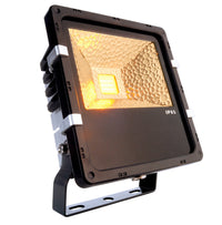 FLOOD AMBER Faro LED IP65 proiettore luce ambra arancione 1700K faretto facciate alberi monumenti fontane cantina garage 230V 30W