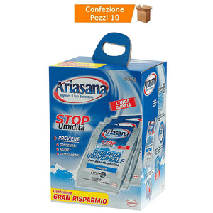 Multipack da 10 confezioni di ricarica ariasana in sali - 50 buste totali da 450 grammi ciascuna