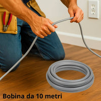 Cavo elettrico fg16or 2x6 mm² grigio 0,6/1 kv matassa 10 metri