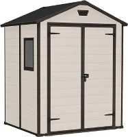 Casetta da Giardino Manor 6x5, Beige, 185 X 152 X 226 h