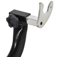 DURHAND Cavalletto Alzamoto Posteriore Universale e Regolabile Cavalletto Spostamoto per Moto Sportive Fino 200kg Nero