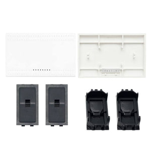 Copritasto bianco illuminabile 3 moduli per serie livinglight