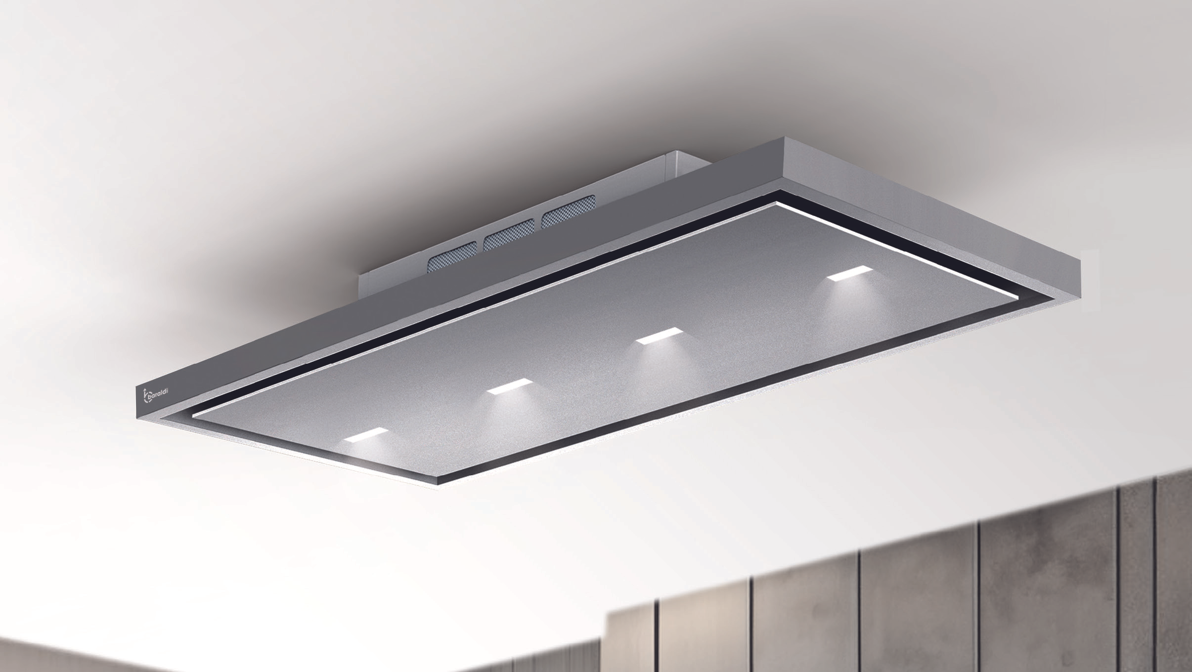 CAPPA GEA FREE cm 90X60 - Inox - 900 m3/h