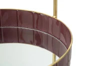 Svuota Tasche Double Glam Bordeaux Cm 36.5X34.5X56.5