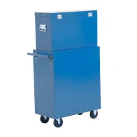 Carrello Portautensili da Officina Professionale Porta Attrezzi con Cassettiera 61.5 x 33 x 113cm Blu
