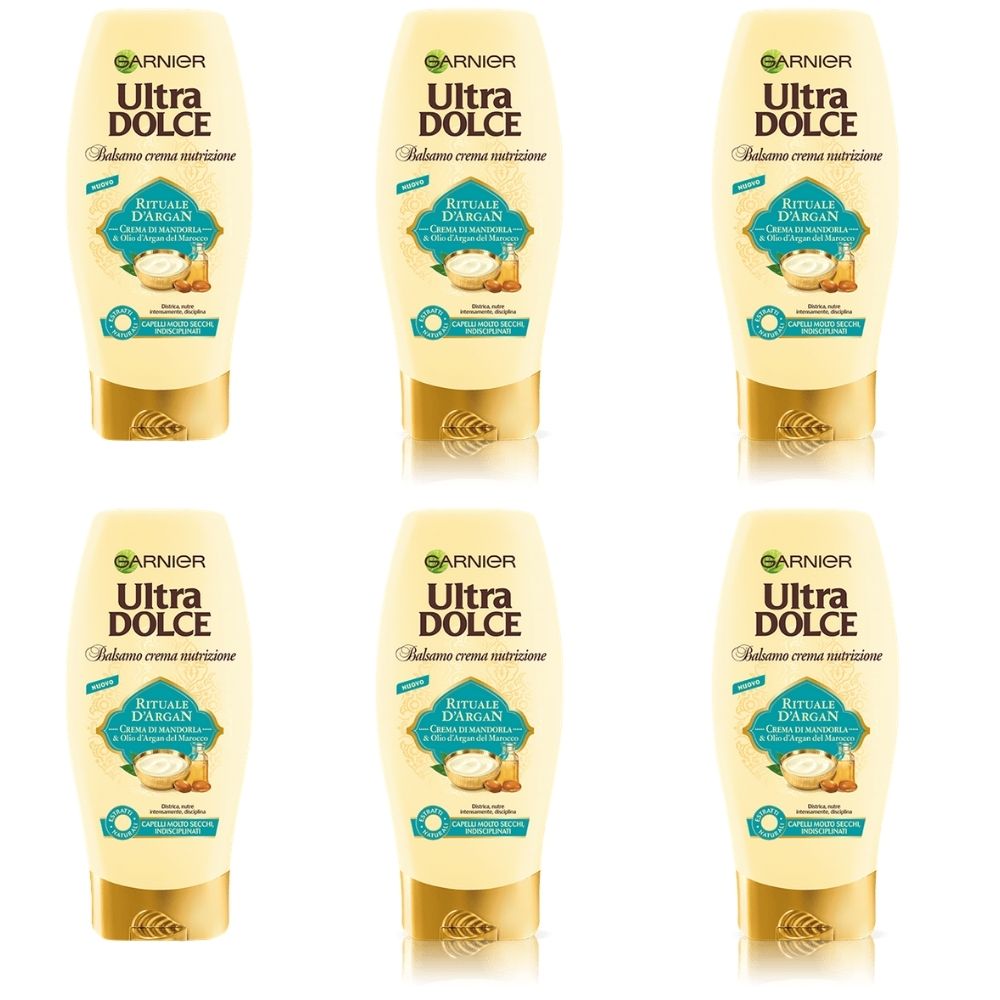Balsamo garnier ultra dolce rituale d'argan 6 confezioni da 250 ml