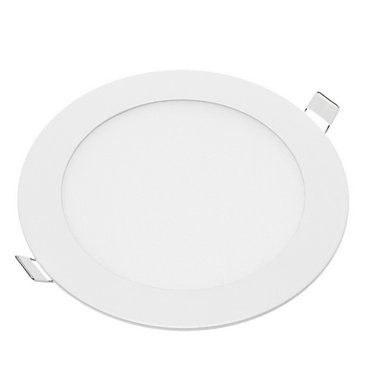 Pannello led incasso 155 cm 12watt slim tondo soffitto alimentatore incluso temperatura 6000k bianco