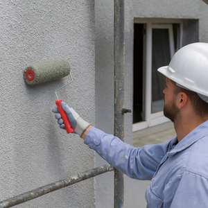 Rullo nylon poliammide verde con manico quarzi pitture minerali superfici ruvide *** misura 24 cm, confezione 1