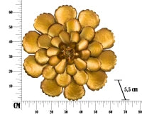 Pannello In Ferro Fiore Goldy -A- Cm Ø 64X5.5